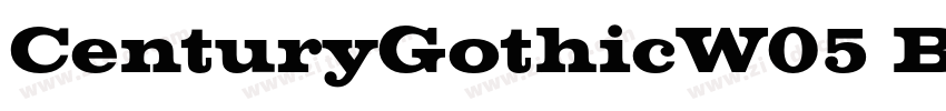 CenturyGothicW05 Bol字体转换
